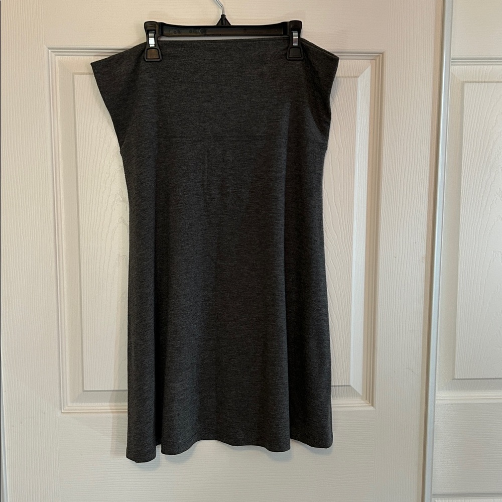 OLD NAVY Charcoal Gray Jersey A-Line Skirt Women's Medium - Picture 2 of 3